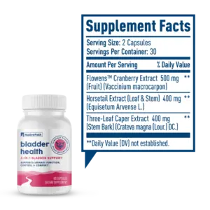 Native path Bladder Health Supplement FACT