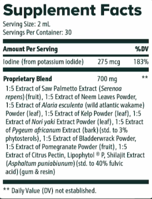 ViriFlow Supplement Facts